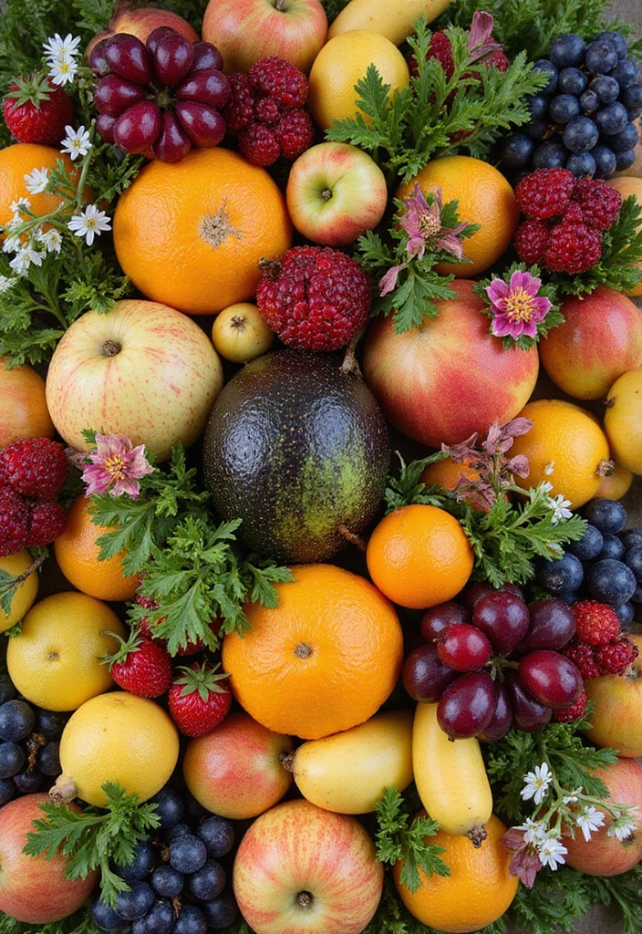 30 Breathtaking Wedding Reception Backdrop Ideas You’ll Want to Copy - 20. Seasonal Fruit Display
