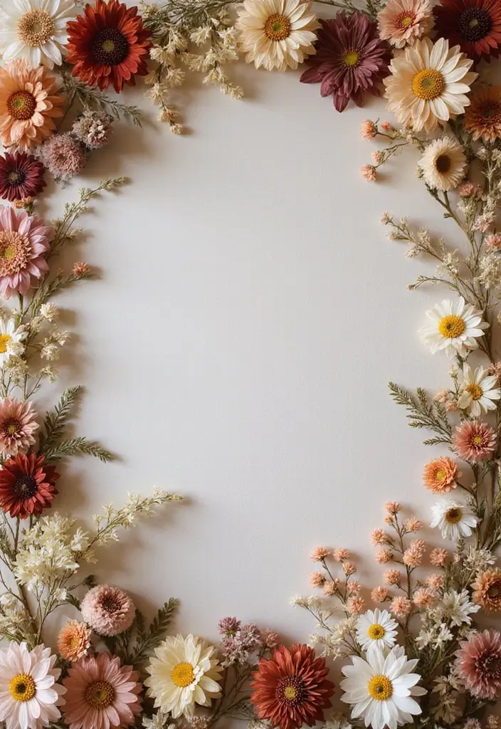 30 Breathtaking Wedding Reception Backdrop Ideas You’ll Want to Copy - 7. Dried Flower Backdrop