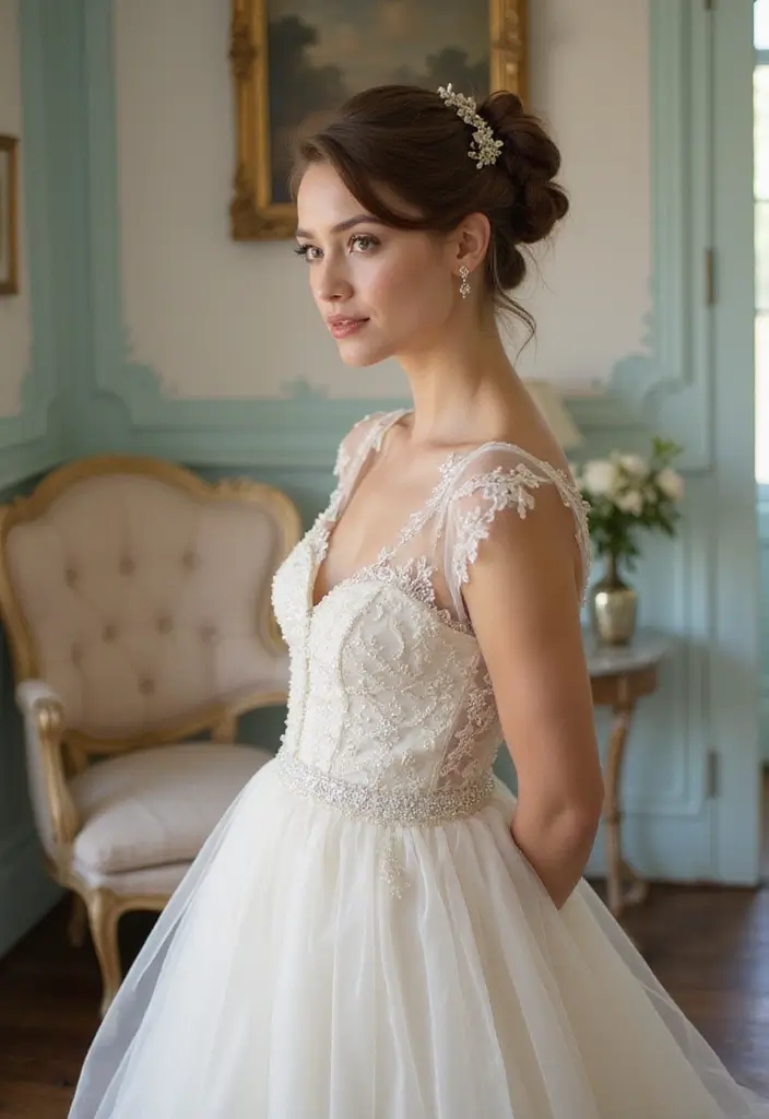 30 Bun Hairstyles for Weddings That Look Classy and Timeless - 17. Textured Bouffant Bun