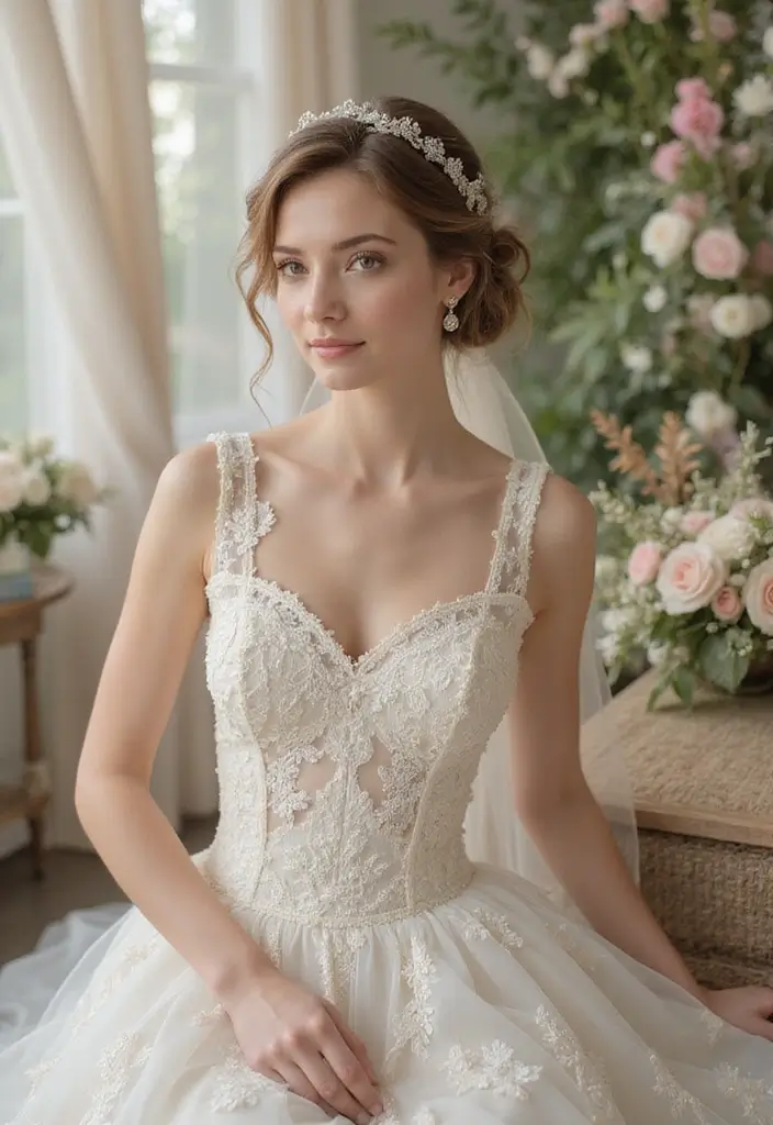 30 Bun Hairstyles for Weddings That Look Classy and Timeless - 2. Vintage-Inspired Updo