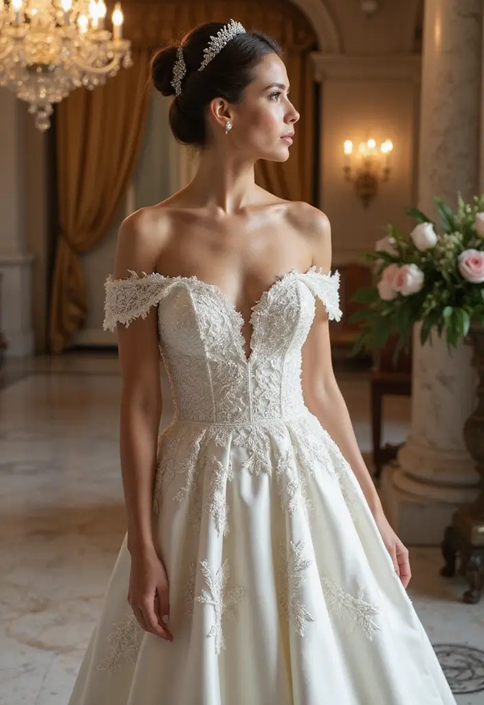 30 Bun Hairstyles for Weddings That Look Classy and Timeless - 30. Regal High Bun with Diamonds