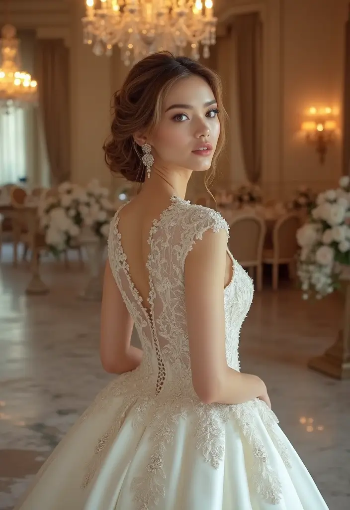 30 Bun Hairstyles for Weddings That Look Classy and Timeless - 5. Hollywood Glam Wave Bun