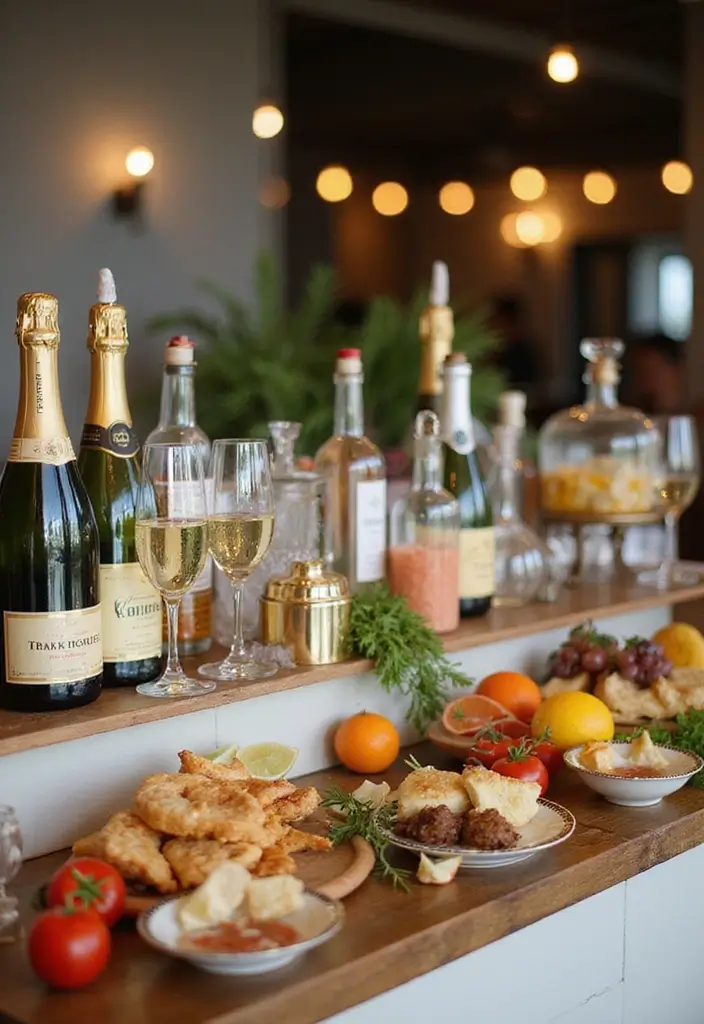 30 Cheap Wedding Ideas That Look Surprisingly Expensive 10 30 Cheap Wedding Ideas That Look Surprisingly Expensive - 10. DIY Champagne Bar