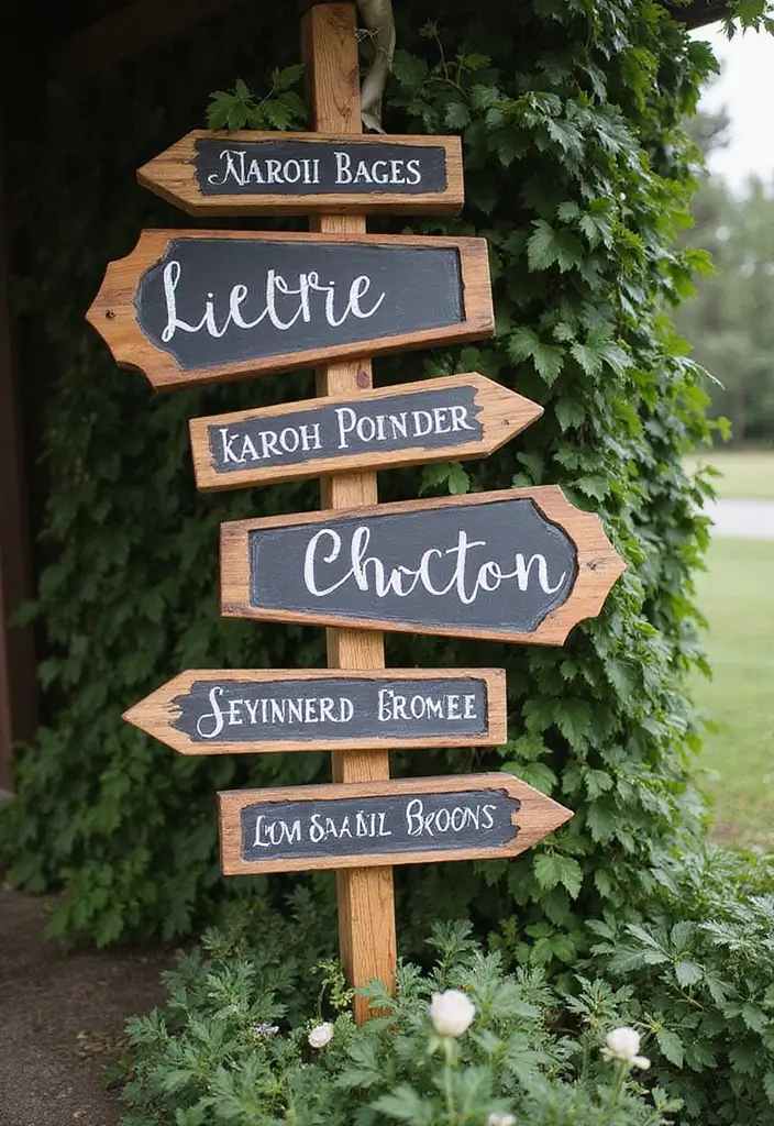 30 Cheap Wedding Ideas That Look Surprisingly Expensive 12 30 Cheap Wedding Ideas That Look Surprisingly Expensive - 12. Rustic Signage