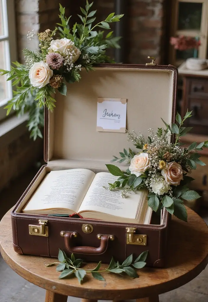 30 Cheap Wedding Ideas That Look Surprisingly Expensive 16 30 Cheap Wedding Ideas That Look Surprisingly Expensive - 16. Vintage Suitcase Decor