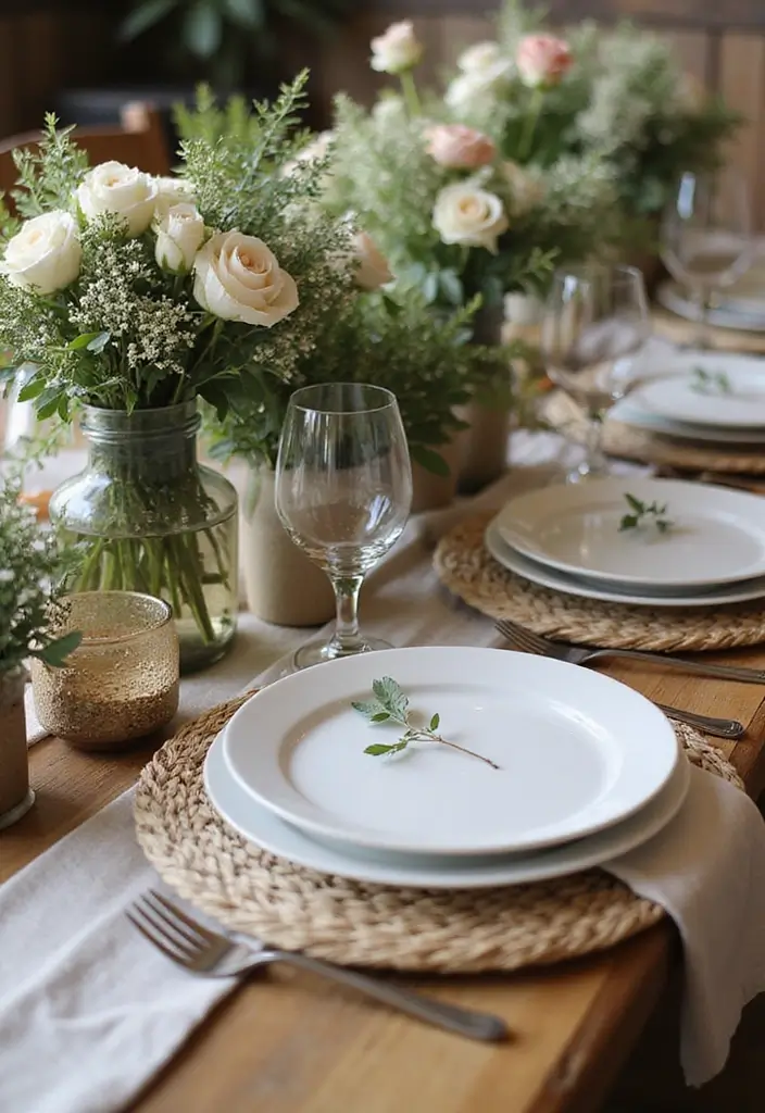 30 Cheap Wedding Ideas That Look Surprisingly Expensive 23 30 Cheap Wedding Ideas That Look Surprisingly Expensive - 23. Eco-Friendly Tableware