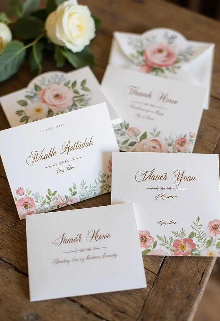 30 Cheap Wedding Ideas That Look Surprisingly Expensive 26 30 Cheap Wedding Ideas That Look Surprisingly Expensive - 26. DIY Thank You Cards