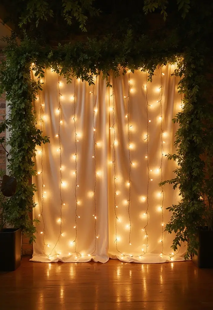 30 Cheap Wedding Ideas That Look Surprisingly Expensive 5 30 Cheap Wedding Ideas That Look Surprisingly Expensive - 5. String Light Backdrops