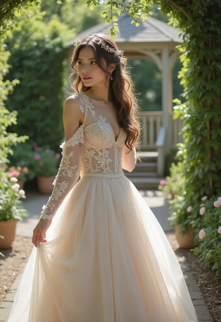 30 Chic Wedding Guest Hairstyles to Steal the Spotlight 18 30 Chic Wedding Guest Hairstyles to Steal the Spotlight - 18. Twisted Garlands