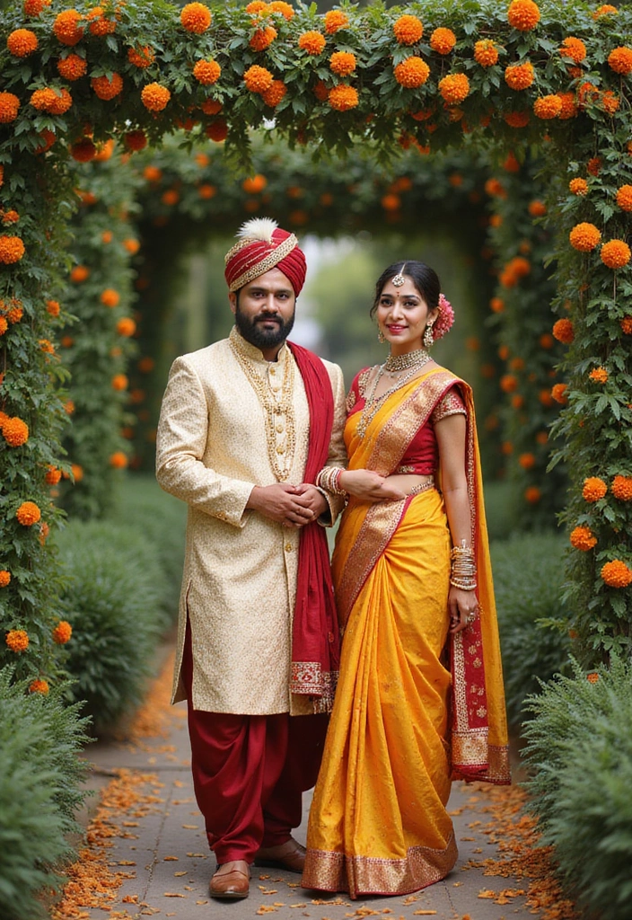 30 Creative Pre-Wedding Photoshoot Ideas for Couples in Love 1 30 Creative Pre-Wedding Photoshoot Ideas for Couples in Love - 1. Traditional Indian Celebration