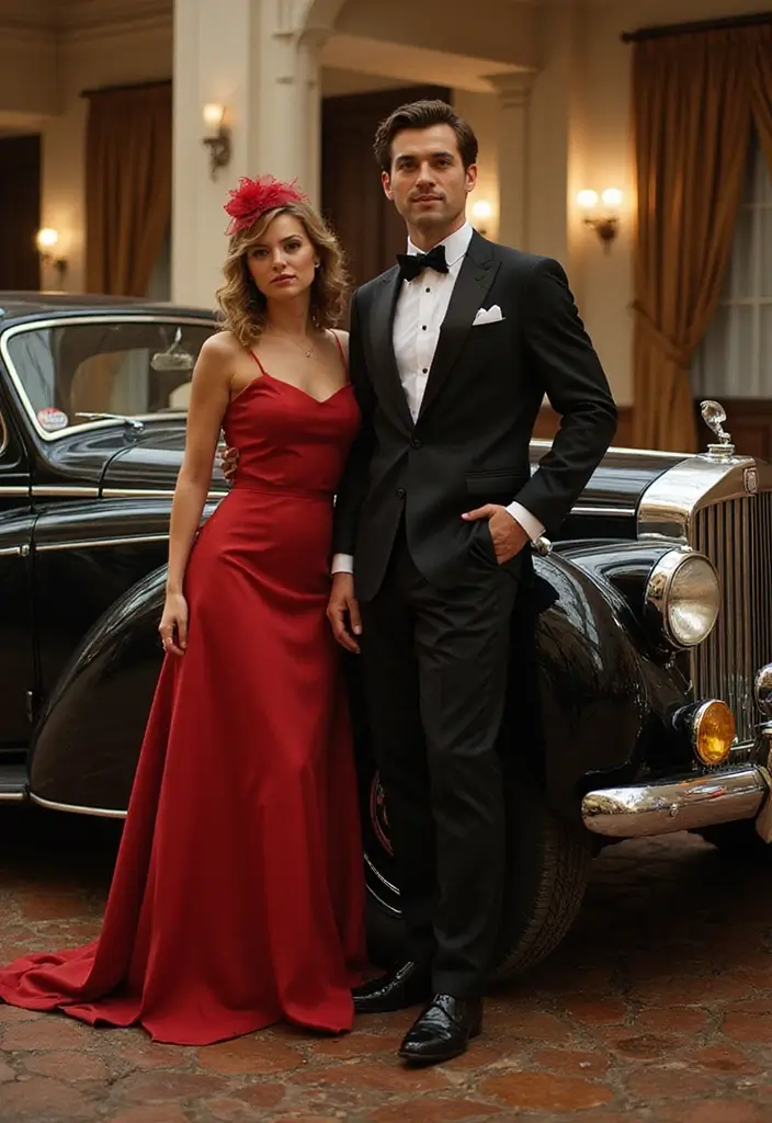30 Creative Pre-Wedding Photoshoot Ideas for Couples in Love 10 30 Creative Pre-Wedding Photoshoot Ideas for Couples in Love - 10. Classic Hollywood Glamour