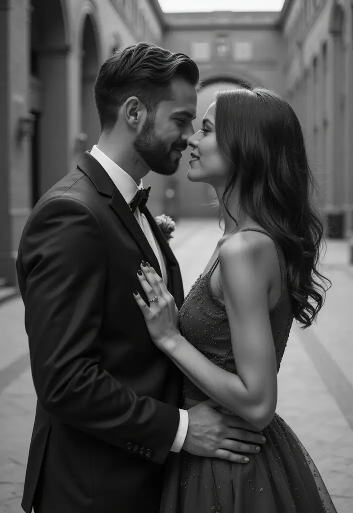 30 Creative Pre-Wedding Photoshoot Ideas for Couples in Love 25 30 Creative Pre-Wedding Photoshoot Ideas for Couples in Love - 25. Artistic Black and White