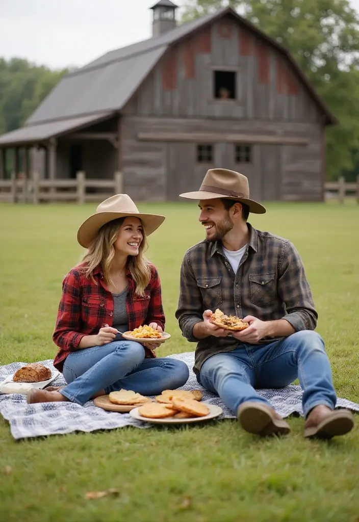 30 Creative Pre-Wedding Photoshoot Ideas for Couples in Love 3 30 Creative Pre-Wedding Photoshoot Ideas for Couples in Love - 3. Rustic Farm Vibes