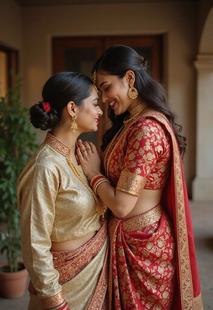 30 Creative Pre-Wedding Photoshoot Ideas for Couples in Love 30 30 Creative Pre-Wedding Photoshoot Ideas for Couples in Love - 30. Cultural Heritage Showcase
