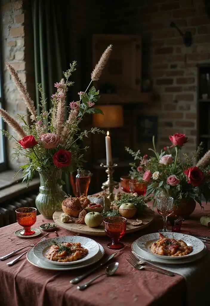 30 Dark Wedding Theme Ideas That Are Dramatic and Bold - 15. Dark Bohemian