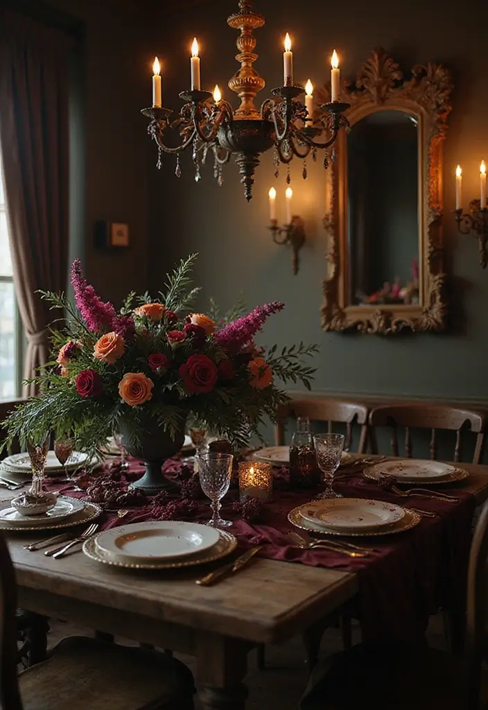 30 Dark Wedding Theme Ideas That Are Dramatic and Bold - 2. Gothic Romance