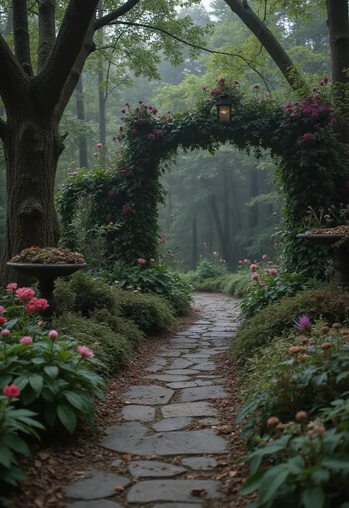30 Dark Wedding Theme Ideas That Are Dramatic and Bold - 26. Dark Fairy Garden