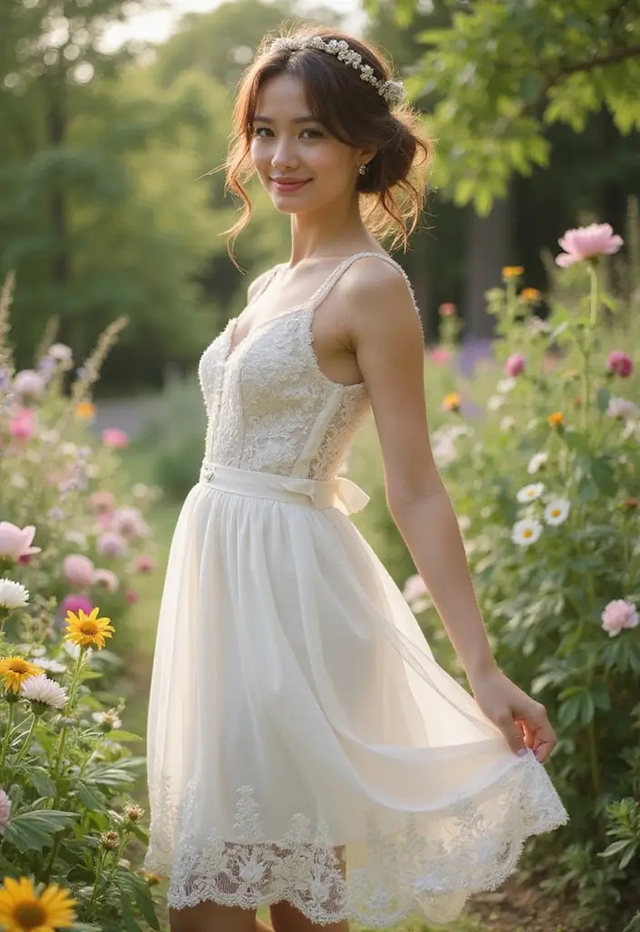 30 Dream Wedding Dresses That Will Make You Feel Like Royalty 11 30 Dream Wedding Dresses That Will Make You Feel Like Royalty - 11. Playful Tea-Length Styles