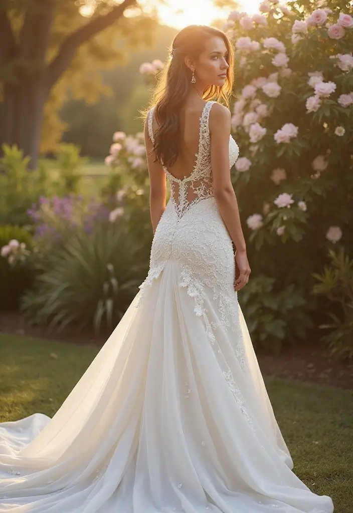 30 Dream Wedding Dresses That Will Make You Feel Like Royalty 18 30 Dream Wedding Dresses That Will Make You Feel Like Royalty - 18. Dramatic Back Designs