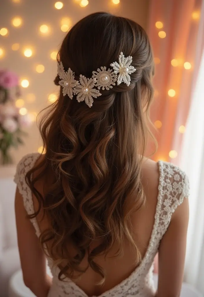 30 Elegant Wedding Hairstyles for Long Hair You’ll Fall in Love With 30 30 Elegant Wedding Hairstyles for Long Hair You’ll Fall in Love With - 30. Glamorous Long Locks