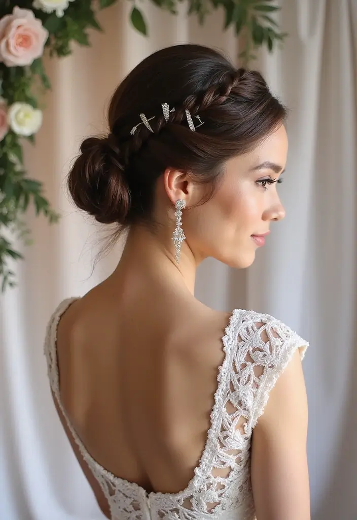 30 Elegant Wedding Hairstyles for Long Hair You’ll Fall in Love With 8 30 Elegant Wedding Hairstyles for Long Hair You’ll Fall in Love With - 8. Dutch Braid Updo