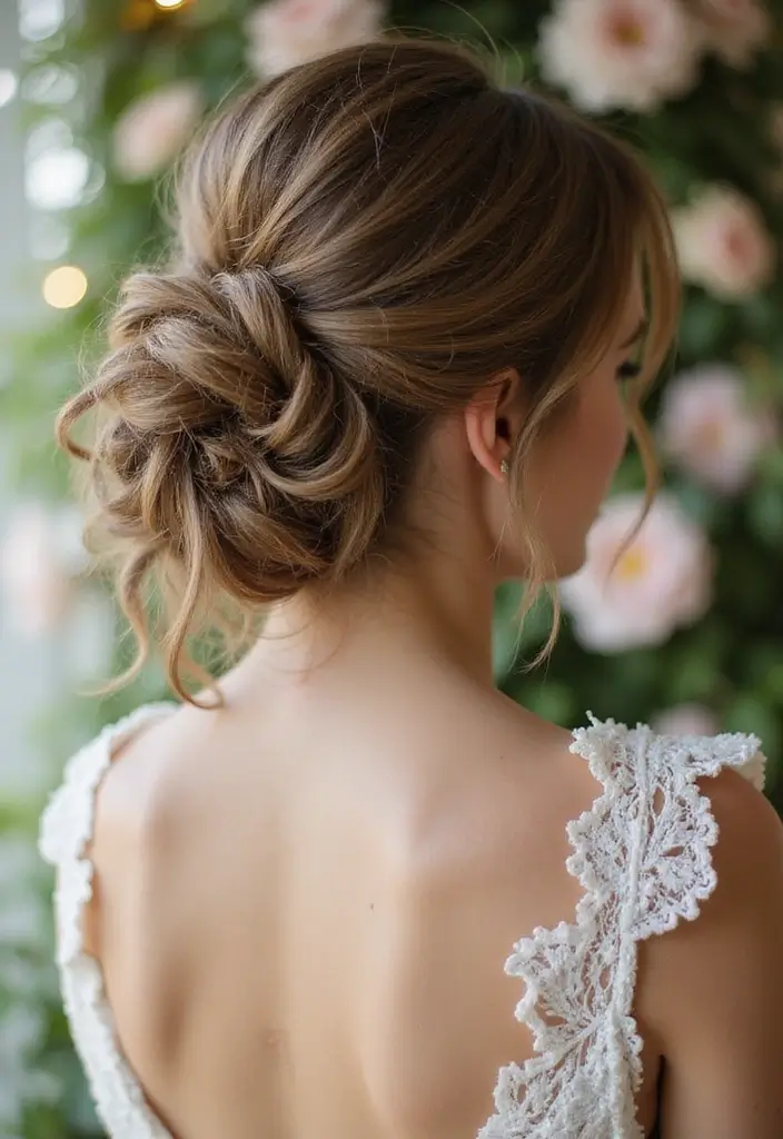 30 Elegant Wedding Hairstyles for Long Hair You’ll Fall in Love With 9 30 Elegant Wedding Hairstyles for Long Hair You’ll Fall in Love With - 9. Loose Chignon