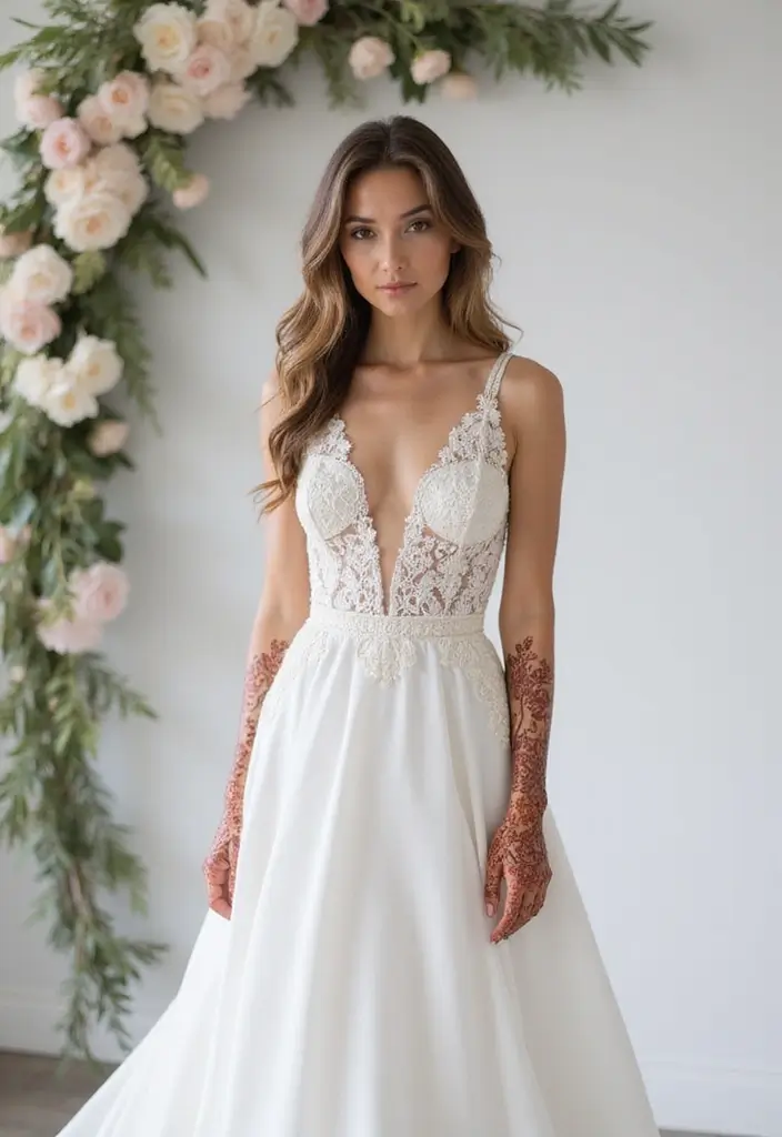 30 Elegant Wedding Henna Designs for Every Bride’s Big Day 5 30 Elegant Wedding Henna Designs for Every Bride’s Big Day - 5. Minimalist Designs