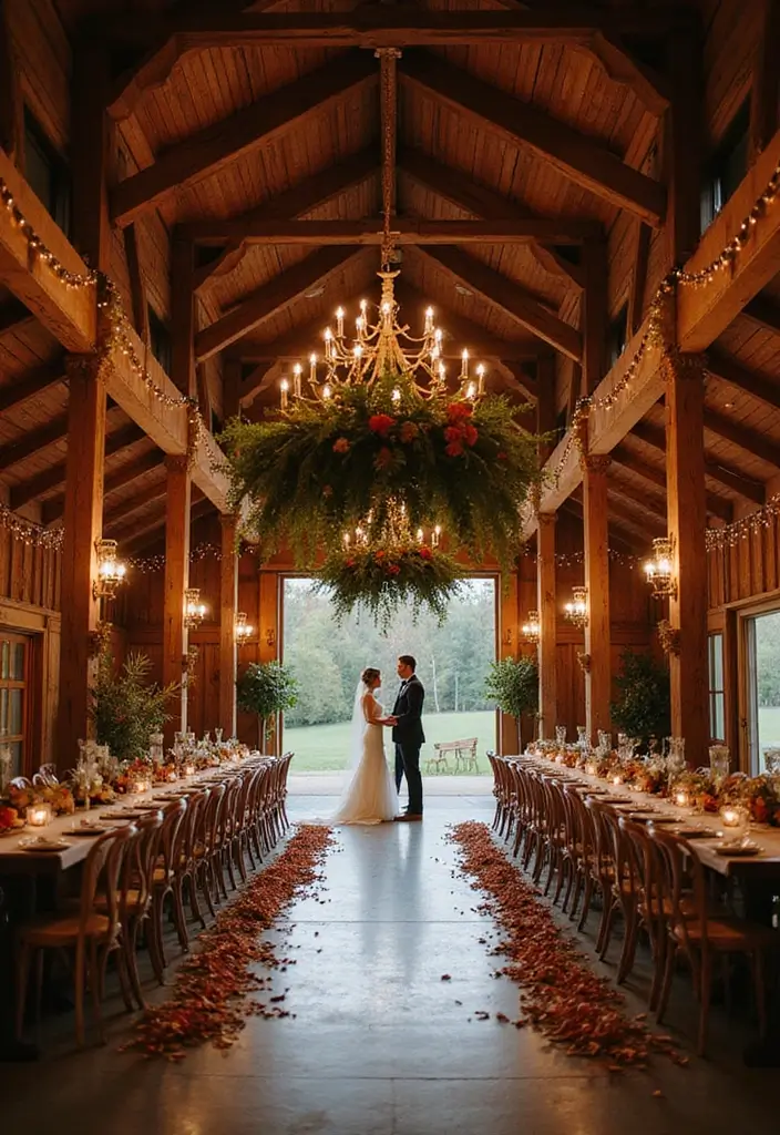 30 Fall Wedding Ideas Filled With Warm Colors and Cozy Vibes 1 30 Fall Wedding Ideas Filled With Warm Colors and Cozy Vibes - 1. Rustic Barn Venue