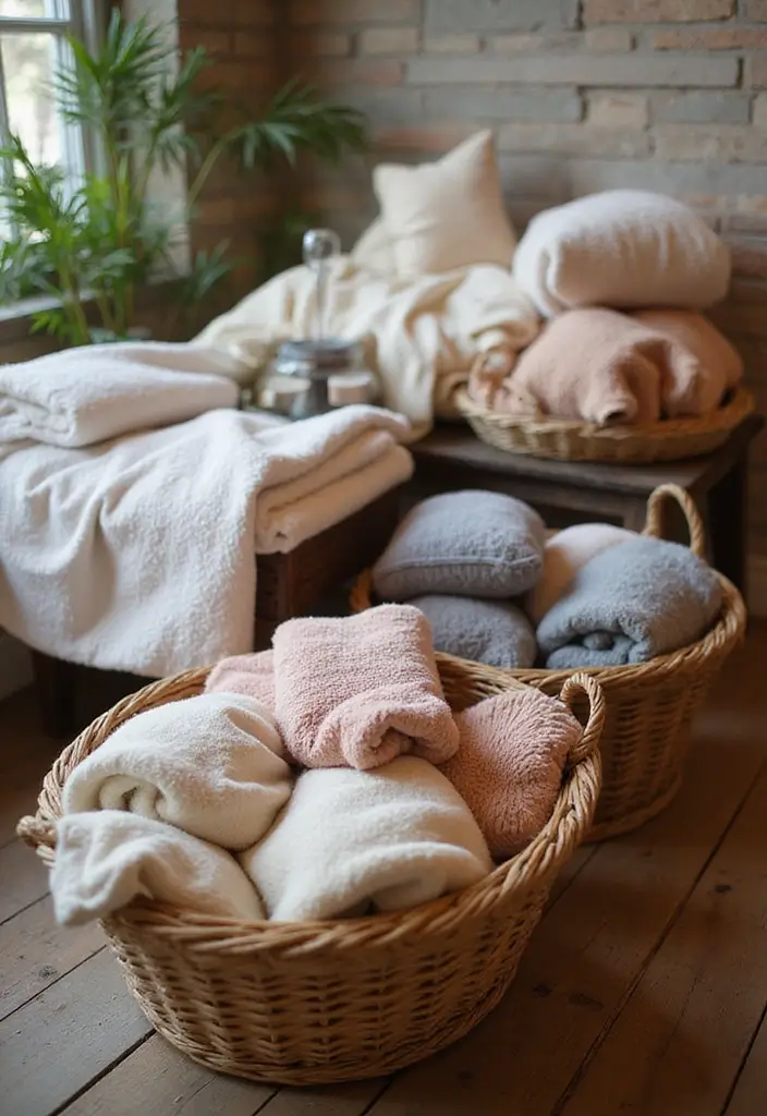 30 Fall Wedding Ideas Filled With Warm Colors and Cozy Vibes 17 30 Fall Wedding Ideas Filled With Warm Colors and Cozy Vibes - 17. Cozy Blanket Station