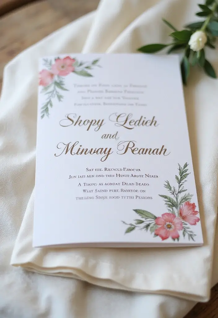 30 Garden Wedding Ideas That Feel Fresh and Romantic 1 30 Garden Wedding Ideas That Feel Fresh and Romantic - 1. Eco-Friendly Invitations