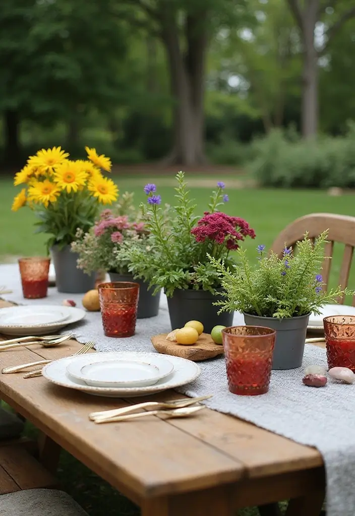 30 Garden Wedding Ideas That Feel Fresh and Romantic 14 30 Garden Wedding Ideas That Feel Fresh and Romantic - 14. Living Tablescapes