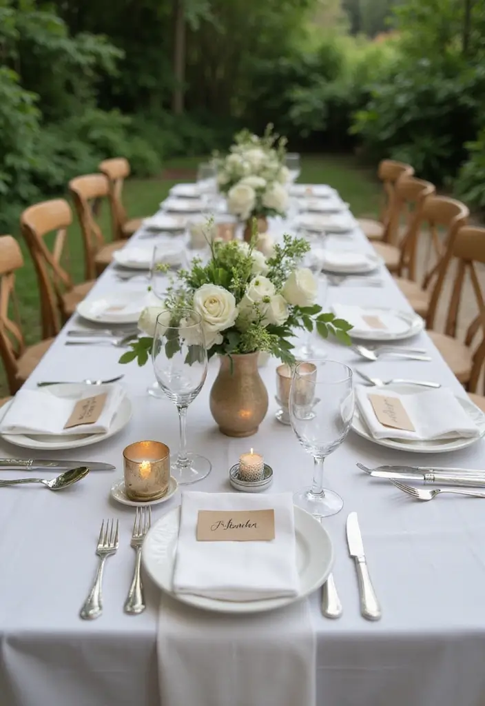 30 Garden Wedding Ideas That Feel Fresh and Romantic 19 30 Garden Wedding Ideas That Feel Fresh and Romantic - 19. Personalized Place Settings