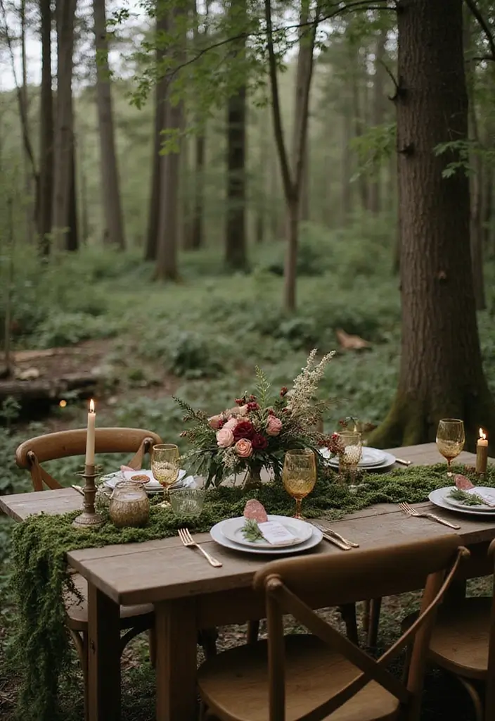 30 Garden Wedding Ideas That Feel Fresh and Romantic 28 30 Garden Wedding Ideas That Feel Fresh and Romantic - 28. Forest or Woodland Themes