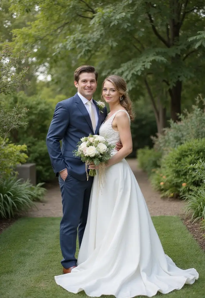 30 Garden Wedding Ideas That Feel Fresh and Romantic 30 30 Garden Wedding Ideas That Feel Fresh and Romantic - 30. Eco-Friendly Wedding Attire
