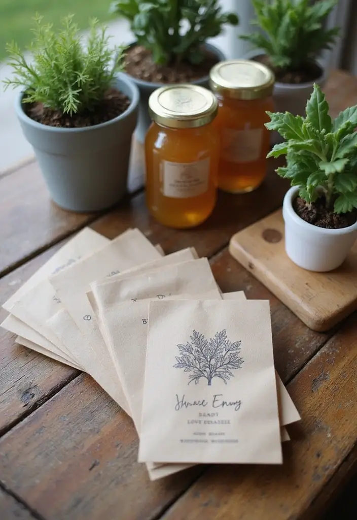 30 Garden Wedding Ideas That Feel Fresh and Romantic 4 30 Garden Wedding Ideas That Feel Fresh and Romantic - 4. Sustainable Wedding Favors