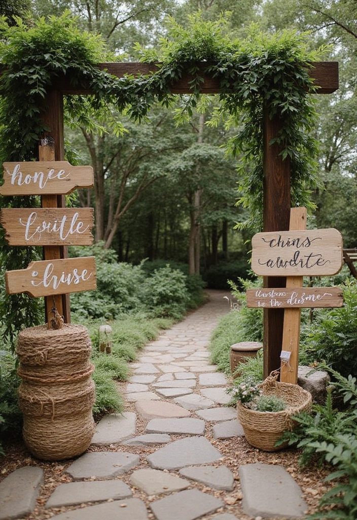 30 Garden Wedding Ideas That Feel Fresh and Romantic 6 30 Garden Wedding Ideas That Feel Fresh and Romantic - 6. Natural Elements in Decor