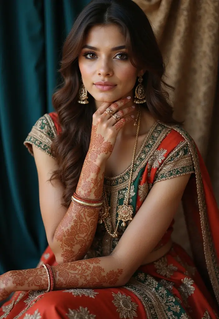 30 Gorgeous Wedding Mehndi Designs for Brides Who Love Tradition - 14. Heritage Patterns from Around the World