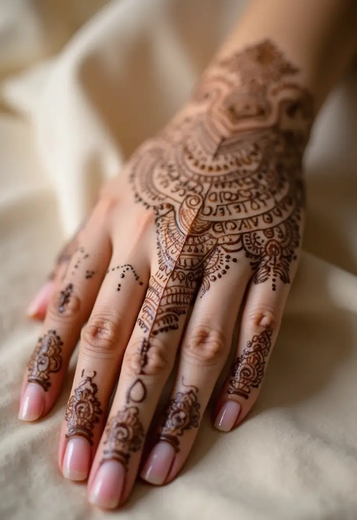 30 Gorgeous Wedding Mehndi Designs for Brides Who Love Tradition - 15. Heartfelt Personal Messages