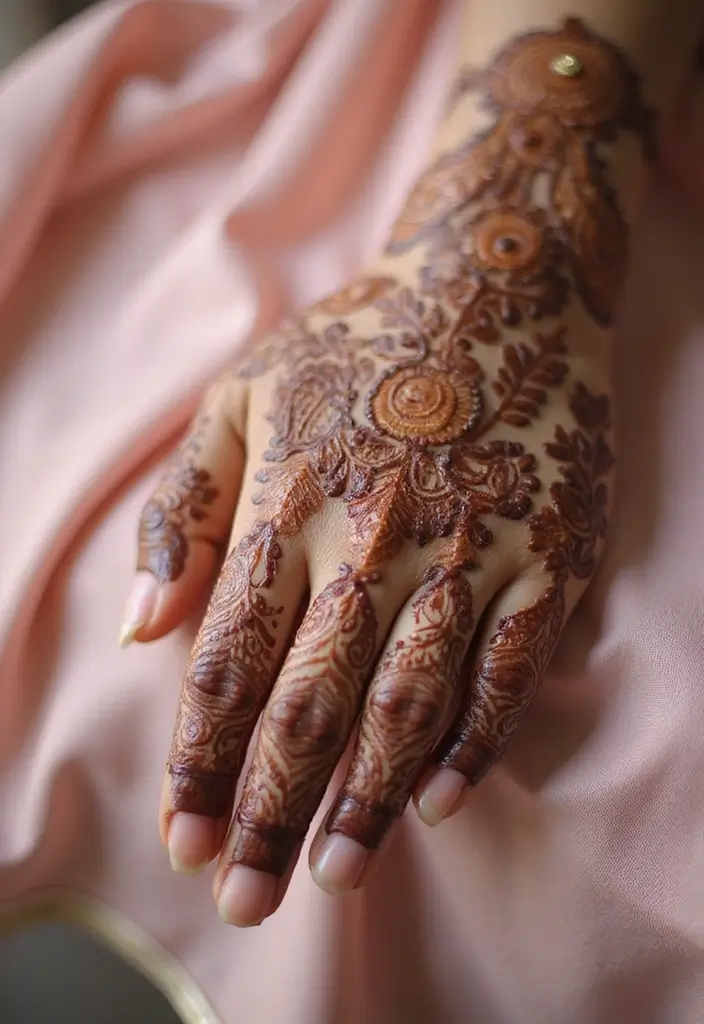 30 Gorgeous Wedding Mehndi Designs for Brides Who Love Tradition - 19. Textured Patterns