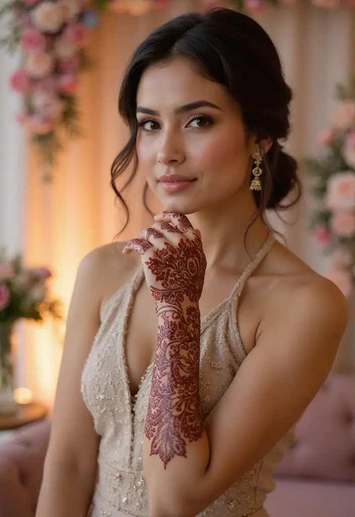 30 Gorgeous Wedding Mehndi Designs for Brides Who Love Tradition - 20. Modern Cuff Designs