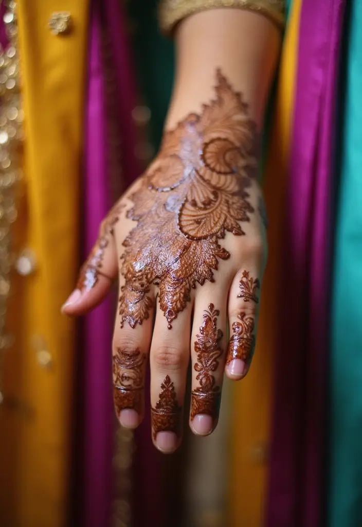 30 Gorgeous Wedding Mehndi Designs for Brides Who Love Tradition - 21. Artistic Pattern Combinations