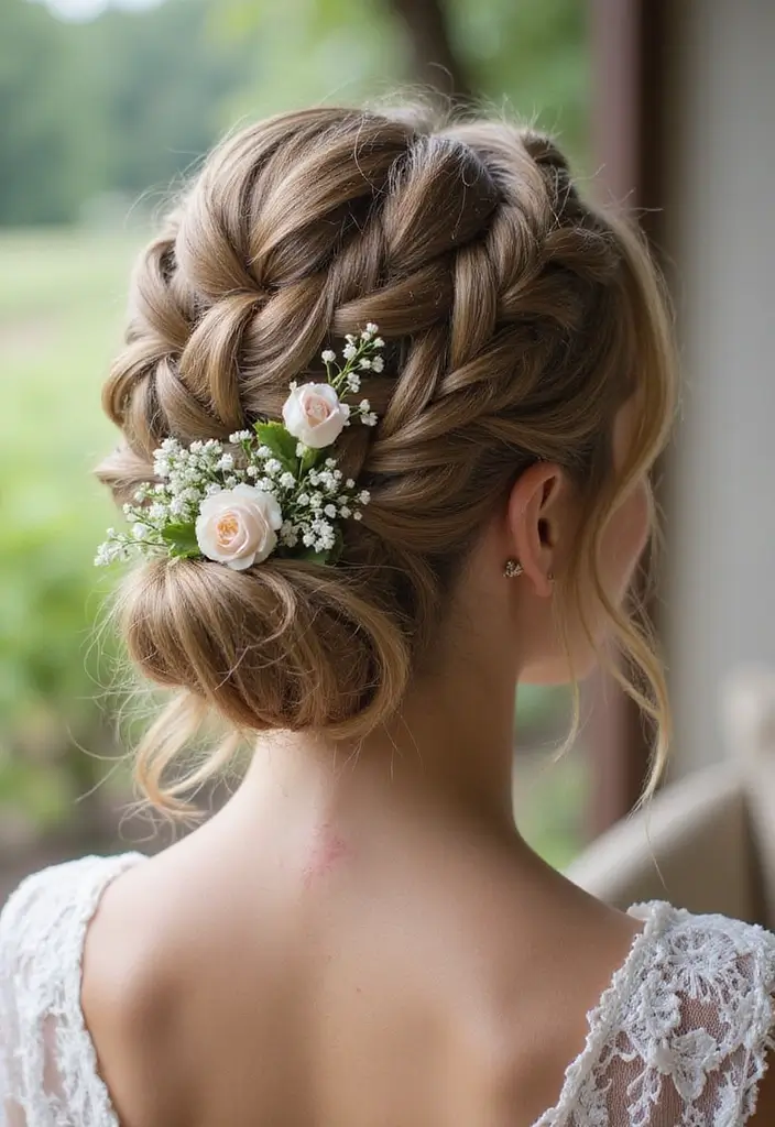 30 Gorgeous Wedding Ponytail Hairstyles That Are Surprisingly Elegant - 11. Textured Ponytail with Twists