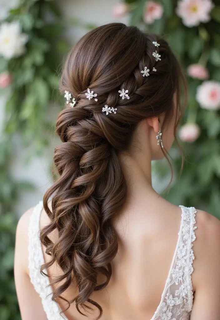 30 Gorgeous Wedding Ponytail Hairstyles That Are Surprisingly Elegant - 18. Layered Ponytail with a Twist