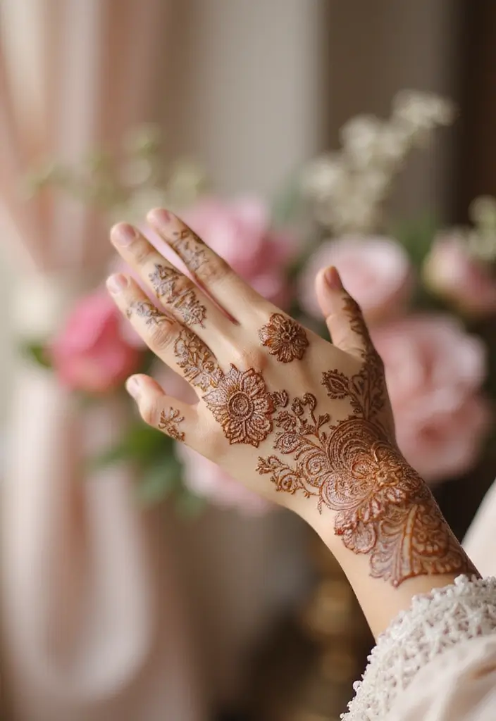 30 Latest Mehndi Designs for Weddings That Brides Can’t Resist 13 30 Latest Mehndi Designs for Weddings That Brides Can’t Resist - 13. 3D Henna