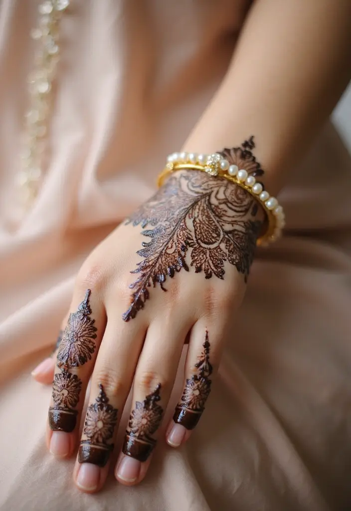 30 Latest Mehndi Designs for Weddings That Brides Can’t Resist 17 30 Latest Mehndi Designs for Weddings That Brides Can’t Resist - 17. Vintage Charm