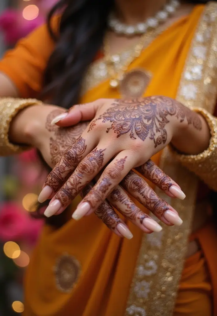 30 Latest Mehndi Designs for Weddings That Brides Can’t Resist 21 30 Latest Mehndi Designs for Weddings That Brides Can’t Resist - 21. Whimsical Patterns