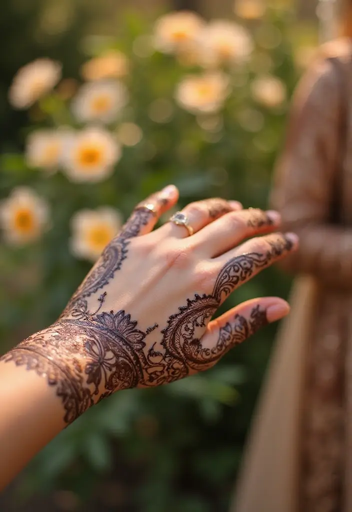 30 Latest Mehndi Designs for Weddings That Brides Can’t Resist 29 30 Latest Mehndi Designs for Weddings That Brides Can’t Resist - 29. Seasonal Themes