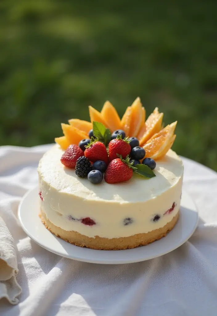 30 Minimalist Wedding Cake Designs That Are Pure Perfection - 22. Minimalist Fruit Cakes