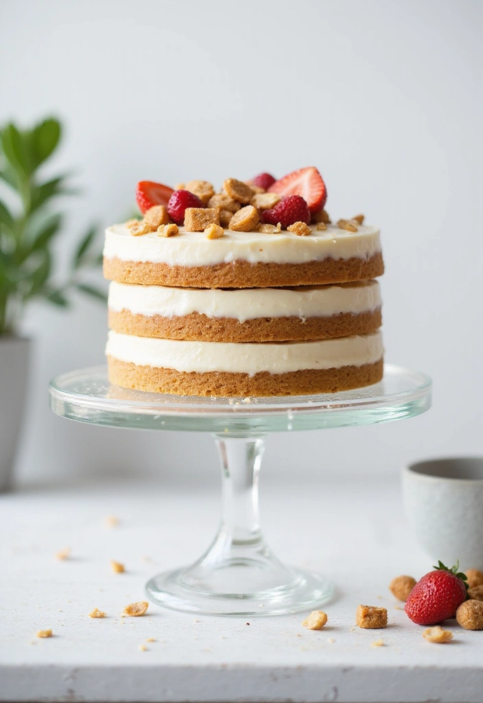 30 Minimalist Wedding Cake Designs That Are Pure Perfection - 25. Layered Panna Cotta Cake