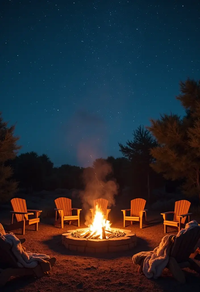 30 Outdoor Wedding Ideas Perfect for Nature-Loving Couples - 11. Fire Pit Gathering